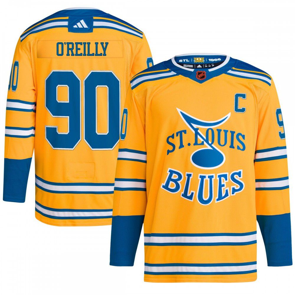 Kids' St. Louis Blues Yellow Retro Player Jersey