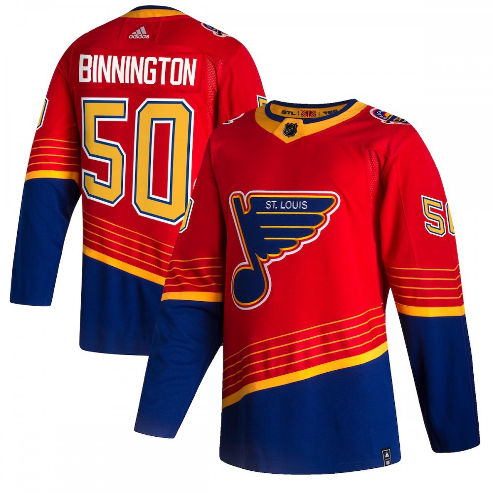 Men's St. Louis Blues 2020/21 Red Retro Player Jersey