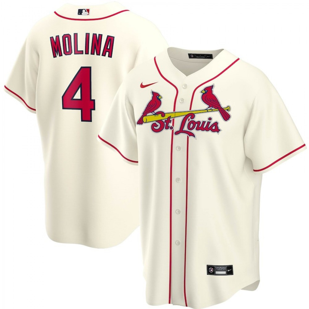Men's St. Louis Cardinals 2020 Cream Alternate Jersey