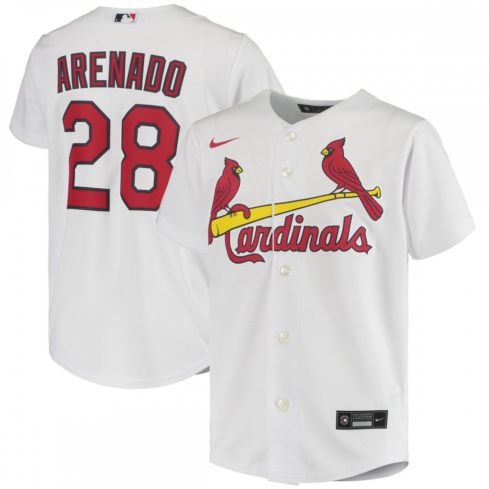 Men's St. Louis Cardinals White Player Jersey