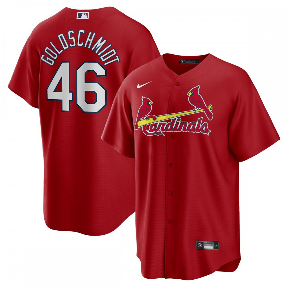 Men's St. Louis Cardinals Red Player Jersey