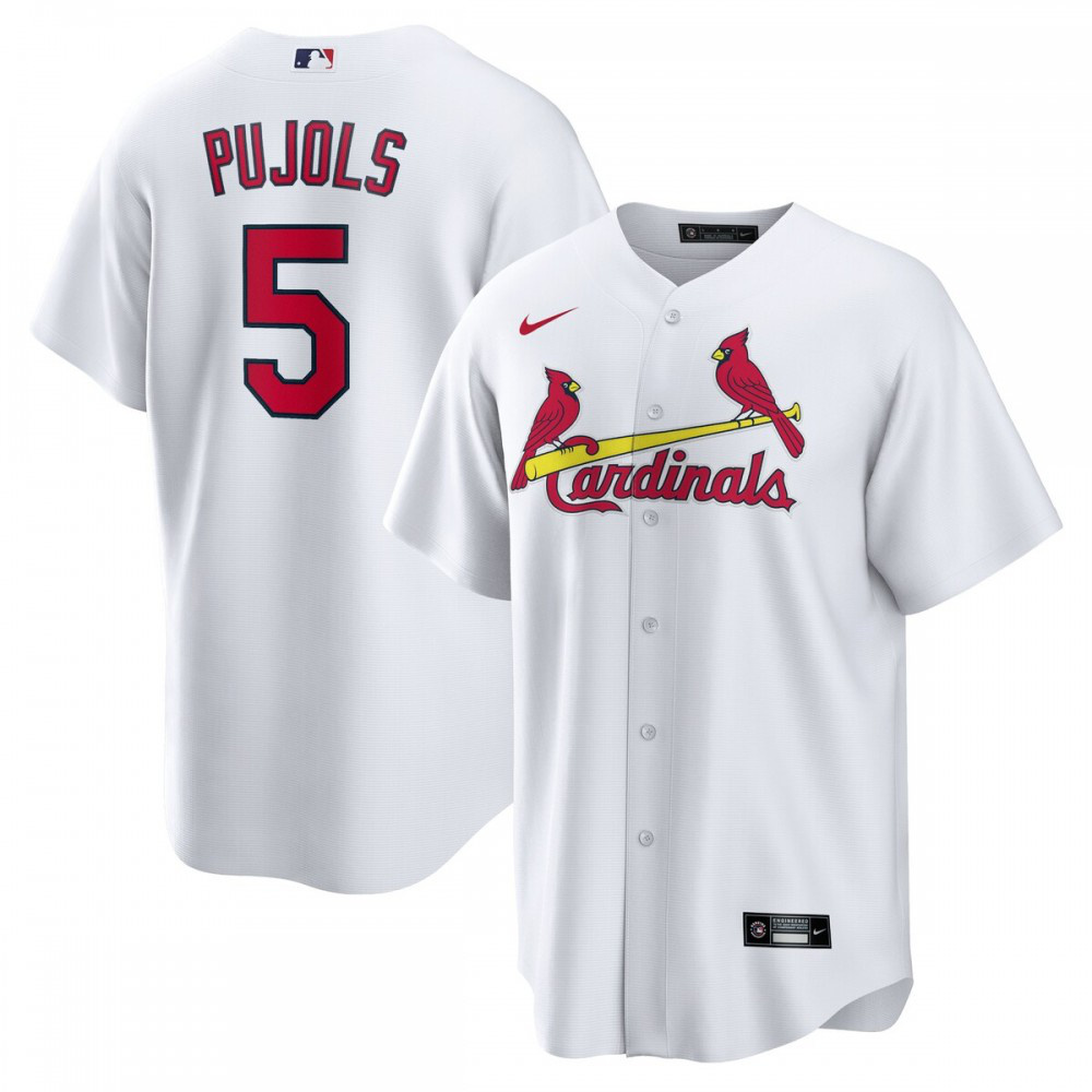 Men's St. Louis Cardinals White Player Jersey