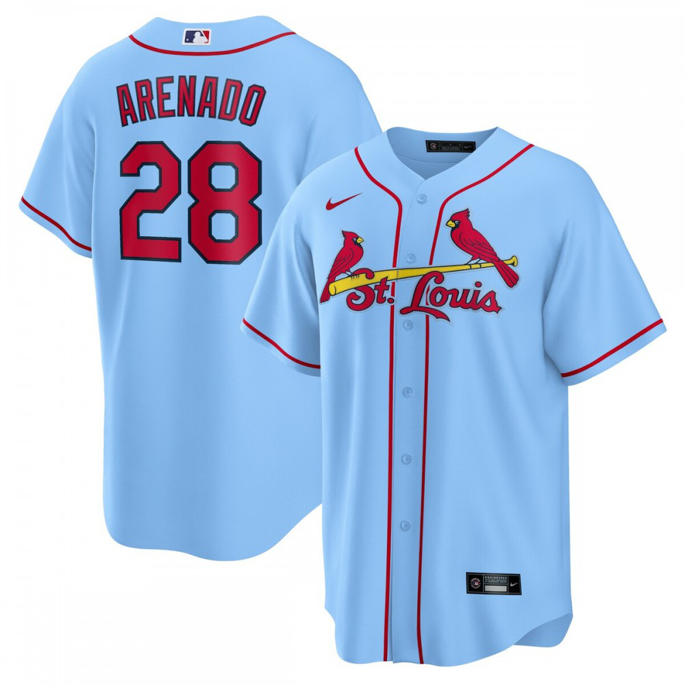Men's St. Louis Cardinals Light Player Jersey