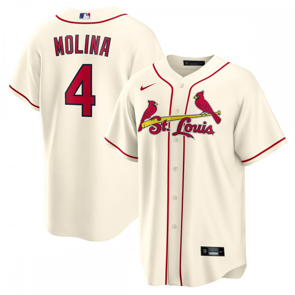 Kids' St. Louis Cardinals Cream Player Jersey