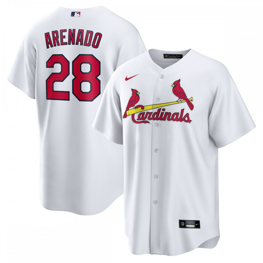 Women's St. Louis Cardinals White Player Jersey