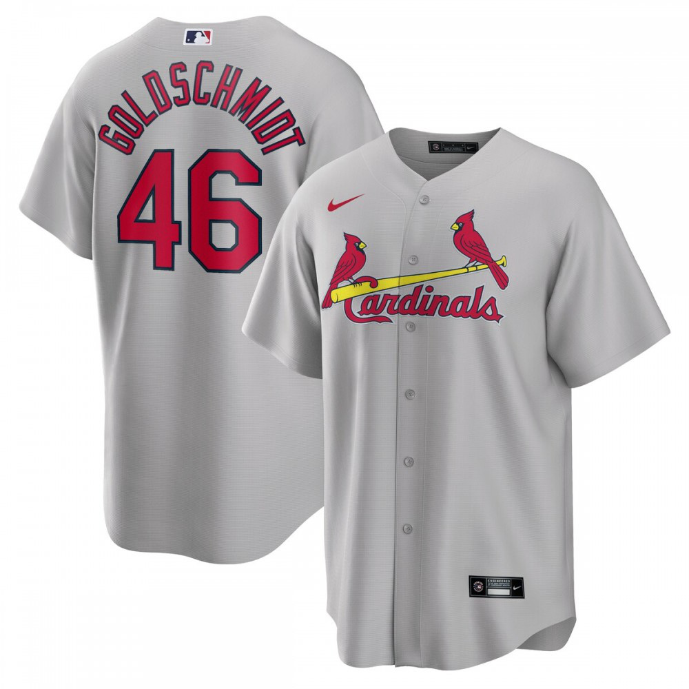 Men's St. Louis Cardinals Gray Player Jersey