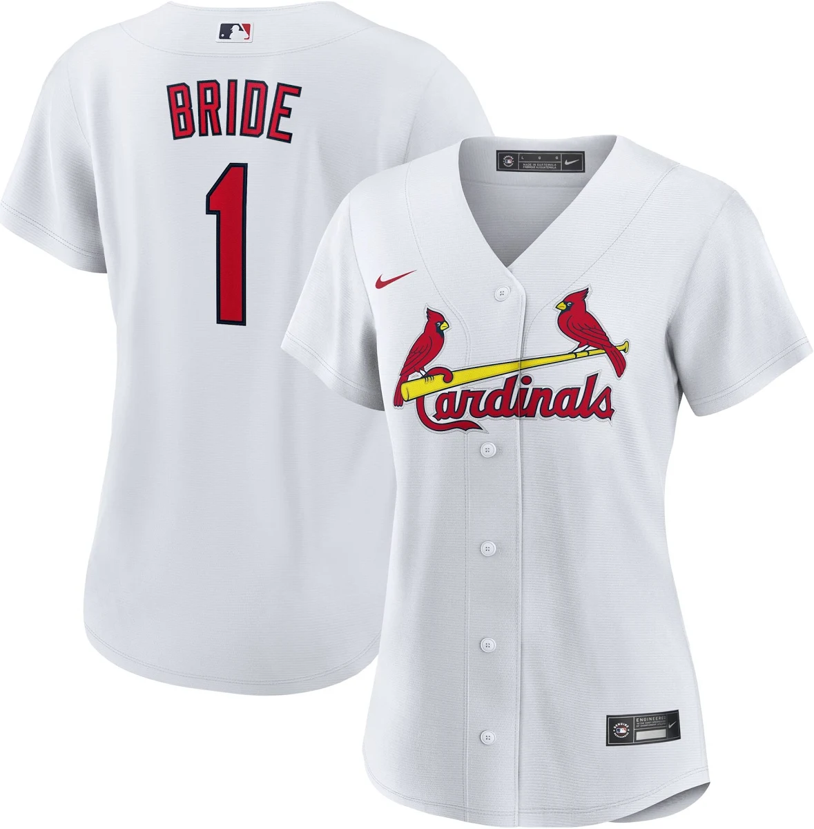 Kids' St. Louis Cardinals White Replica Jersey