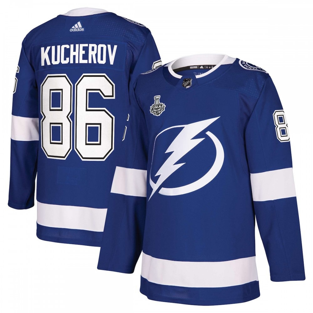 Kids' Tampa Bay Lightning 2021 Blue Player Jersey