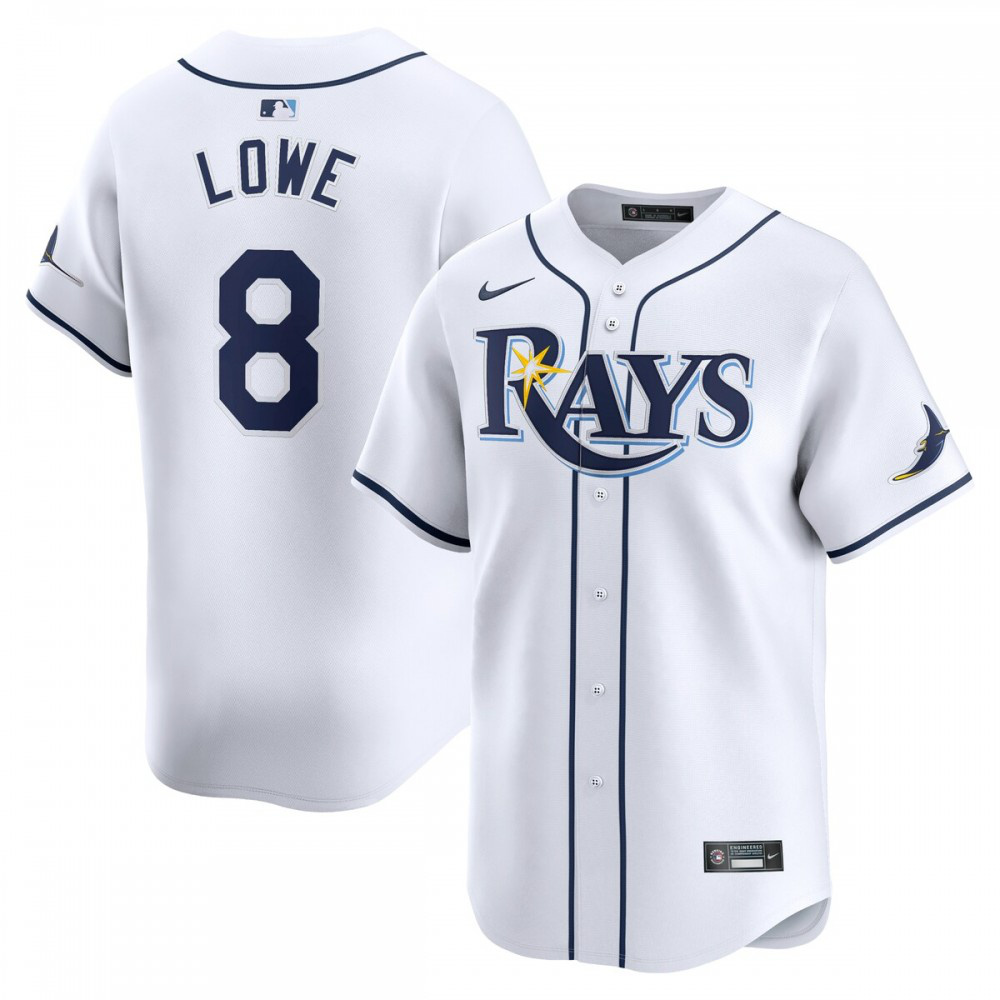 Men's Tampa Bay Rays White Limited Jersey