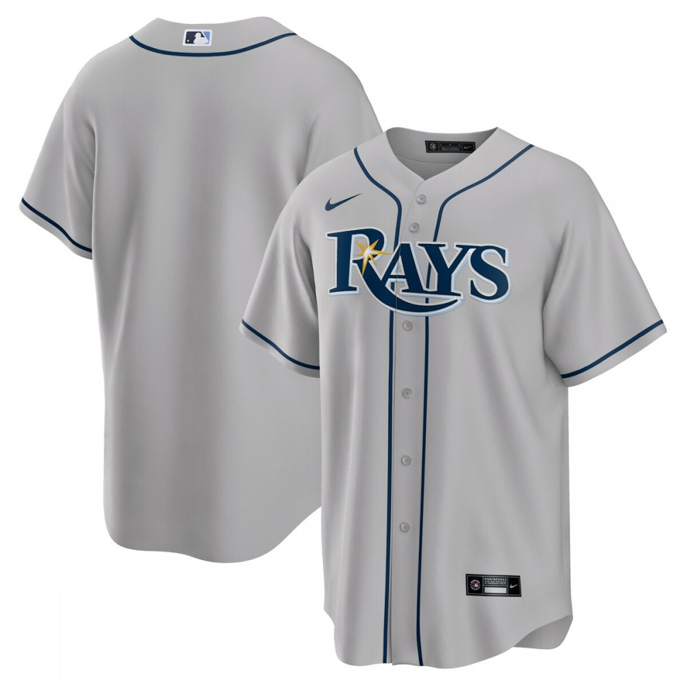 Kids' Tampa Bay Rays Gray Replica Jersey