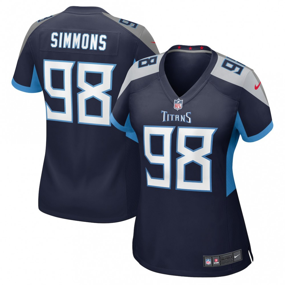 Women's Tennessee Titans Navy Game Jersey