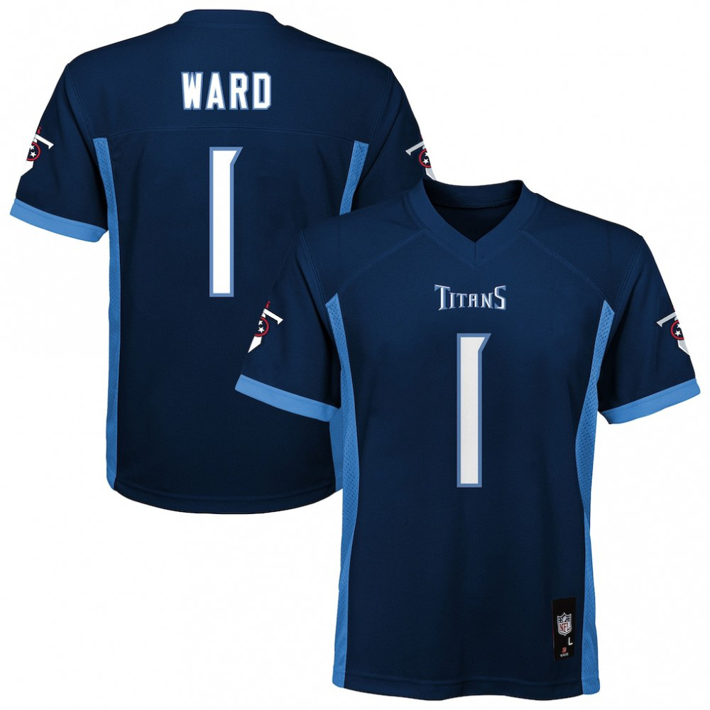 Kids' Tennessee Titans Navy Player Jersey