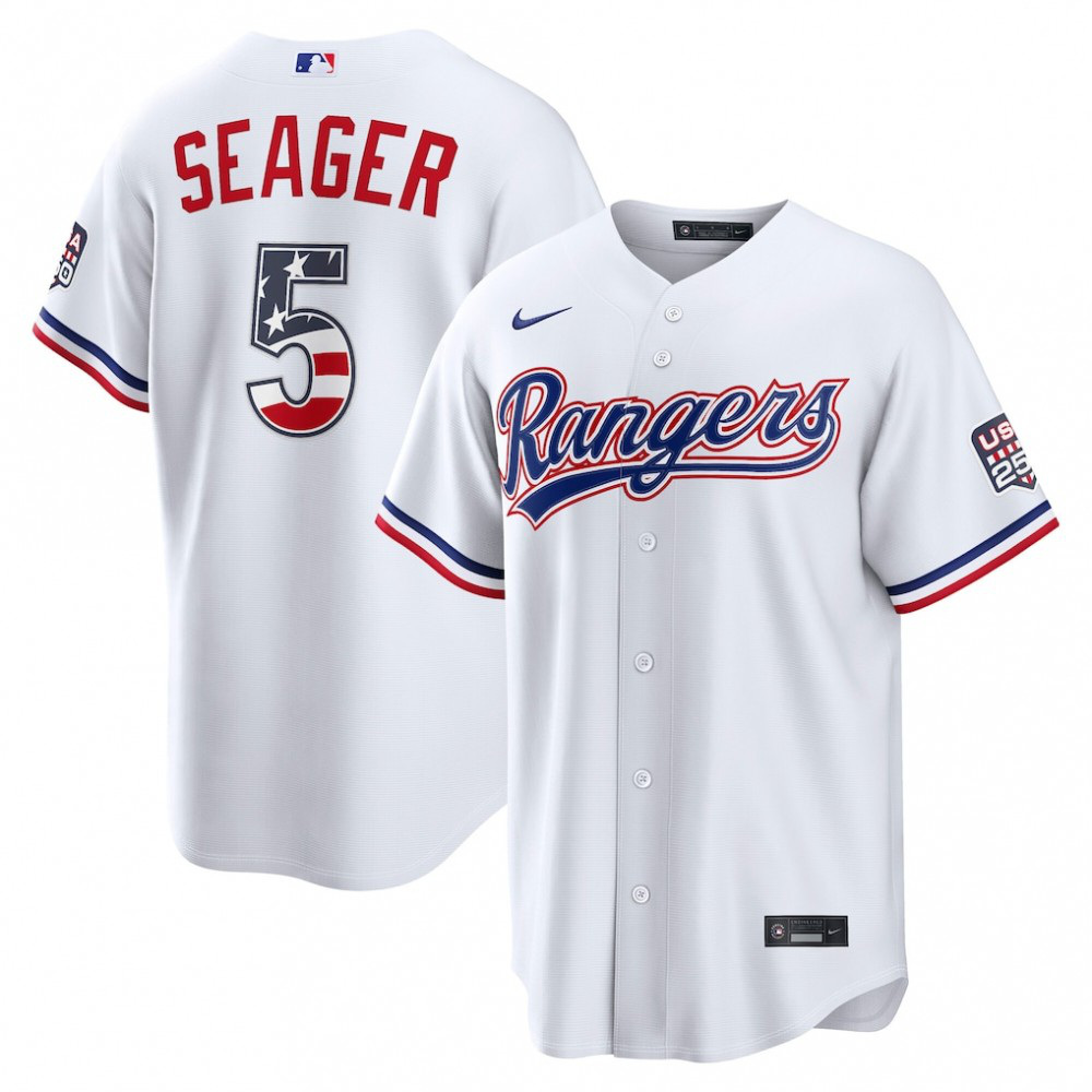 Kids' Texas Rangers White Home Jersey