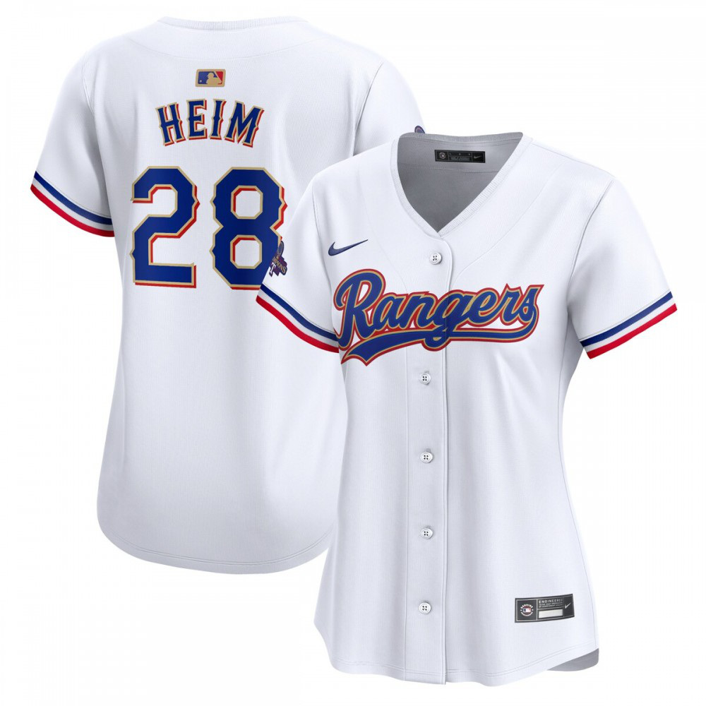 Kids' Texas Rangers 2024 Gold Limited Jersey