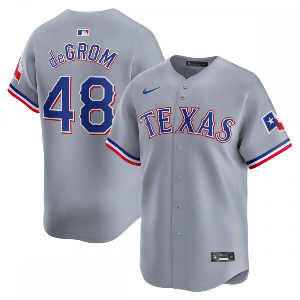 Kids' Texas Rangers Gray Limited Jersey