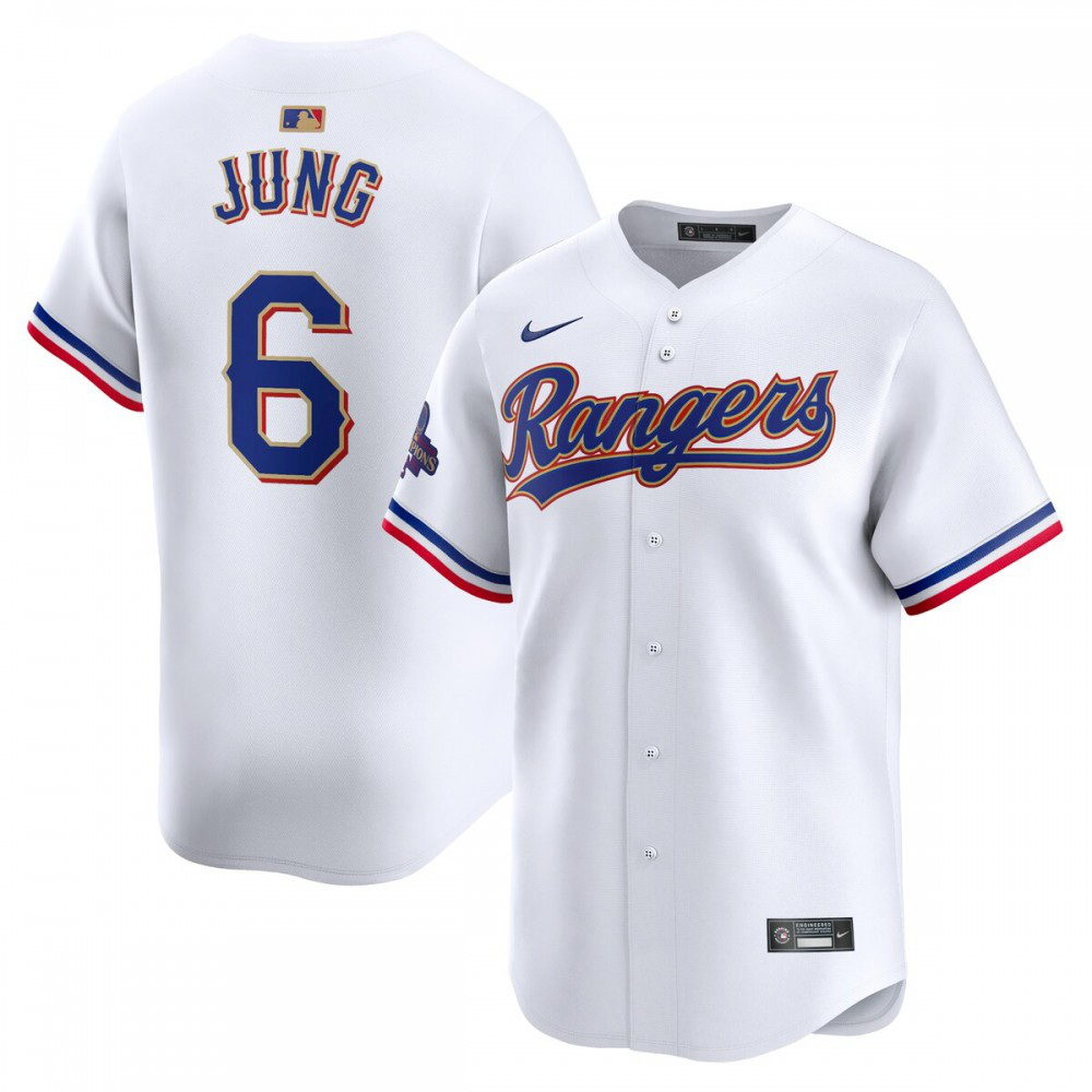 Kids' Texas Rangers 2024 Gold Limited Jersey