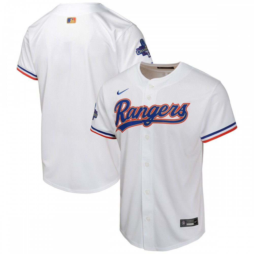 Kids' Texas Rangers 2024 Gold Limited Jersey