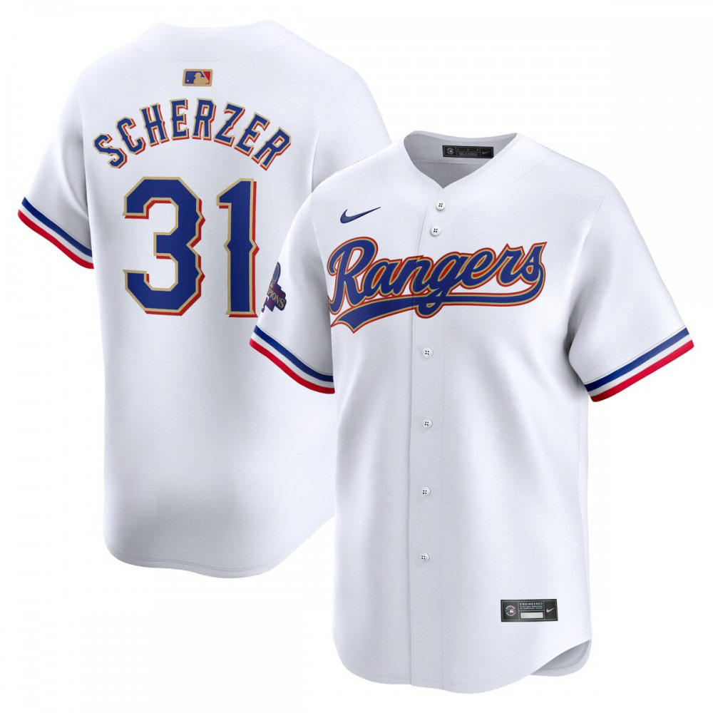 Men's Texas Rangers 2024 Gold Limited Jersey