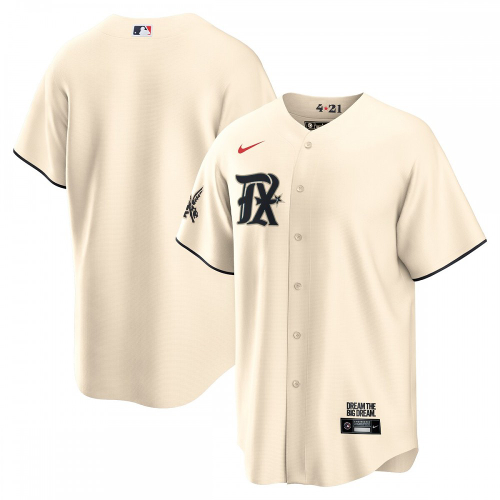 Kids' Texas Rangers 2023 Cream City Replica Jersey