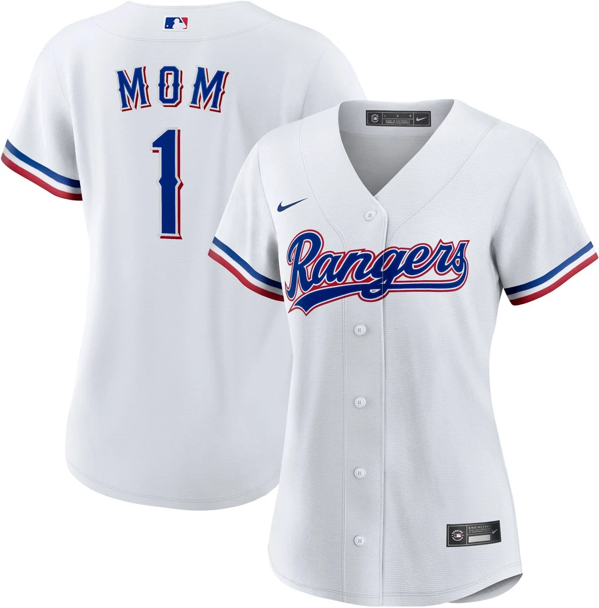 Women's Texas Rangers White Replica Jersey