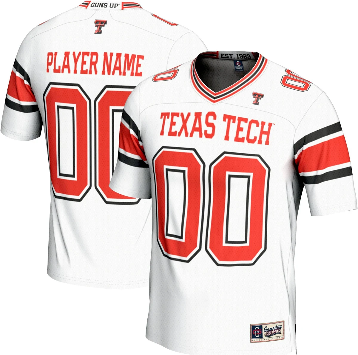 Women's Texas Tech Red Raiders White Fashion Jersey