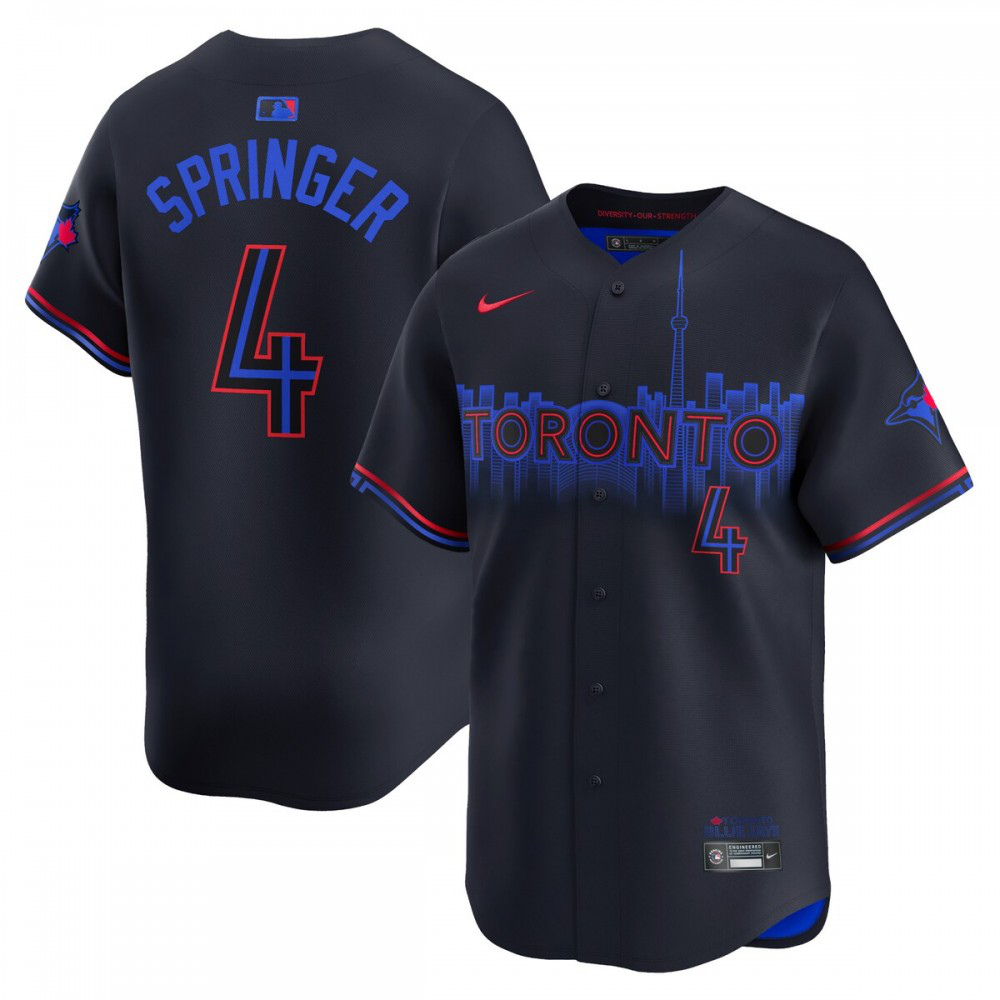 Men's Toronto Blue Jays 2024 Black City Limited Jersey
