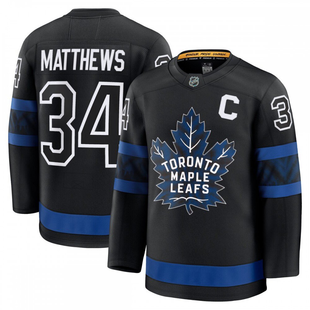 Kids' Toronto Maple Leafs Black Alternate Jersey