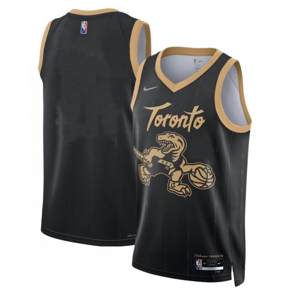 Men's Toronto Raptors 2021/22 Black City Swingman Jersey