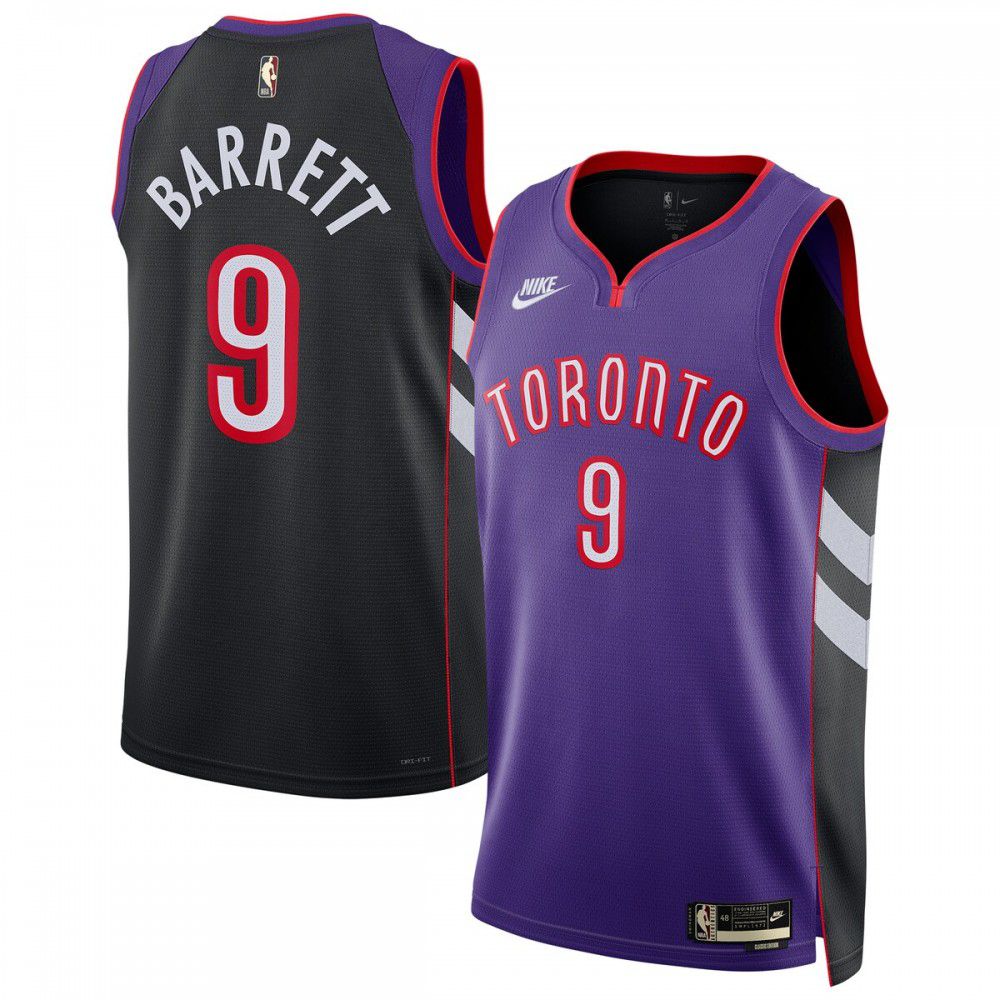 Kids' Toronto Raptors 2024/25 Purple Classic Swingman Jersey