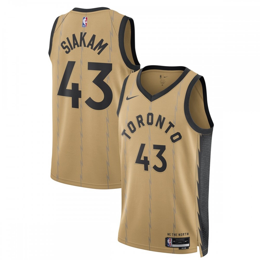 Men's Toronto Raptors 2023/24 Gold City Swingman Jersey