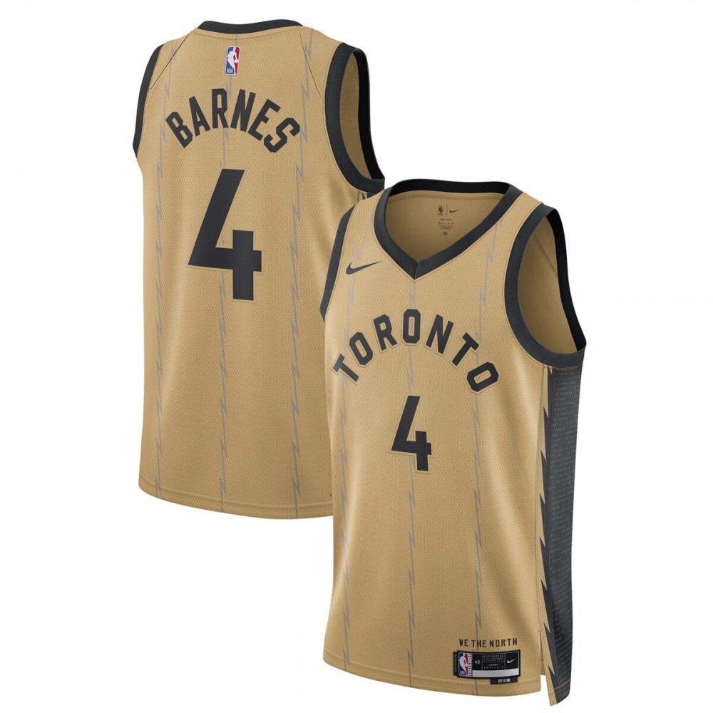 Men's Toronto Raptors 2023/24 Gold City Swingman Jersey