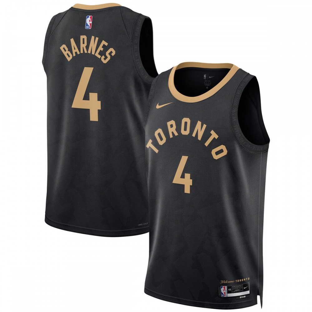 Men's Toronto Raptors 2022/23 Black City Swingman Jersey