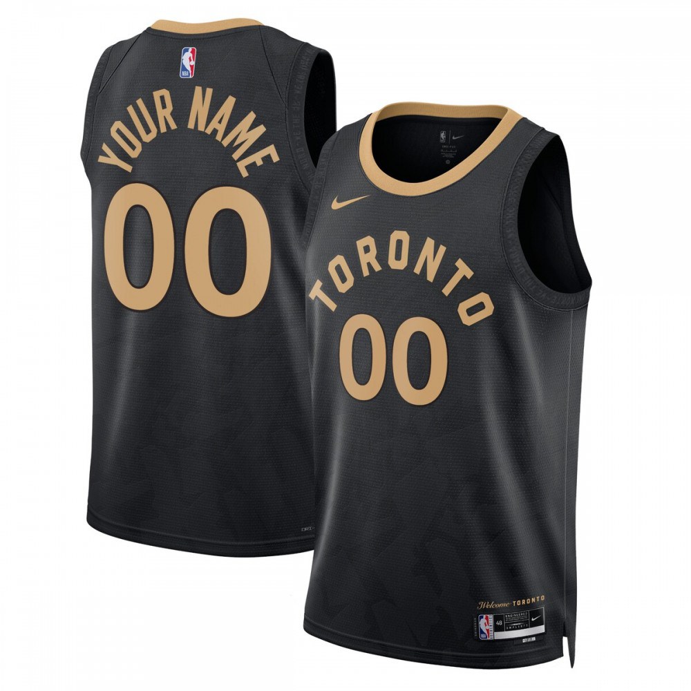 Men's Toronto Raptors 2022/23 Black City Swingman Jersey