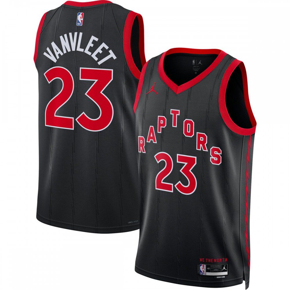 Kids' Toronto Raptors 2022/23 Black Statement Swingman Jersey