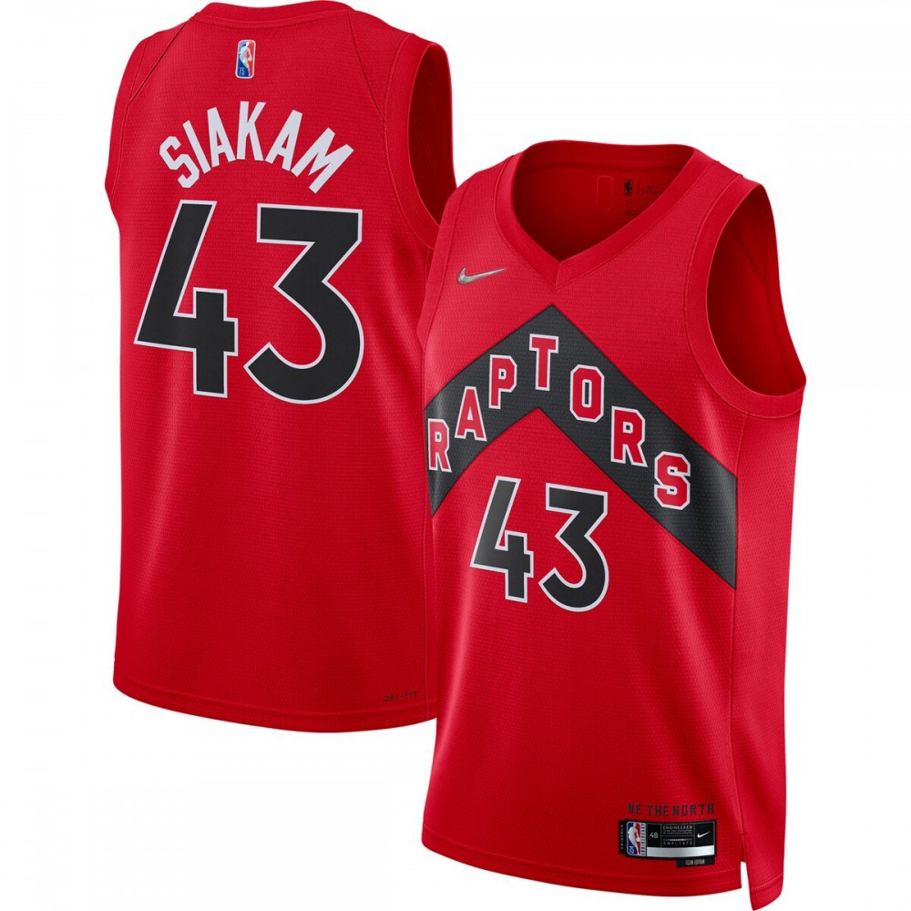 Men's Toronto Raptors 2021/22 Red Icon Swingman Jersey