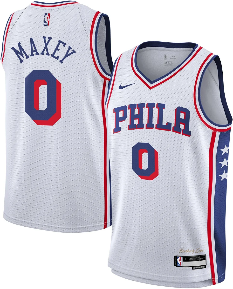 Men's Philadelphia 76ers White Swingman Jersey
