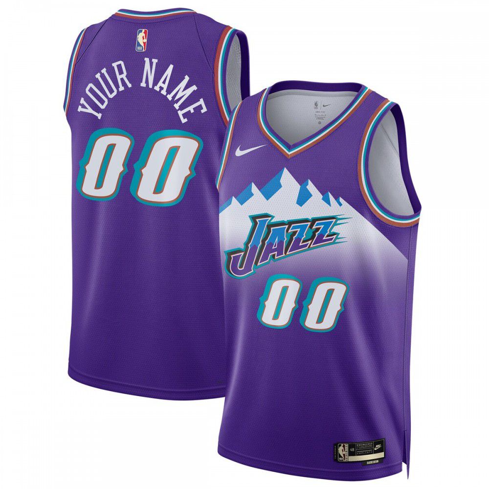Men's Utah Jazz 2022/23 Purple Classic Swingman Jersey