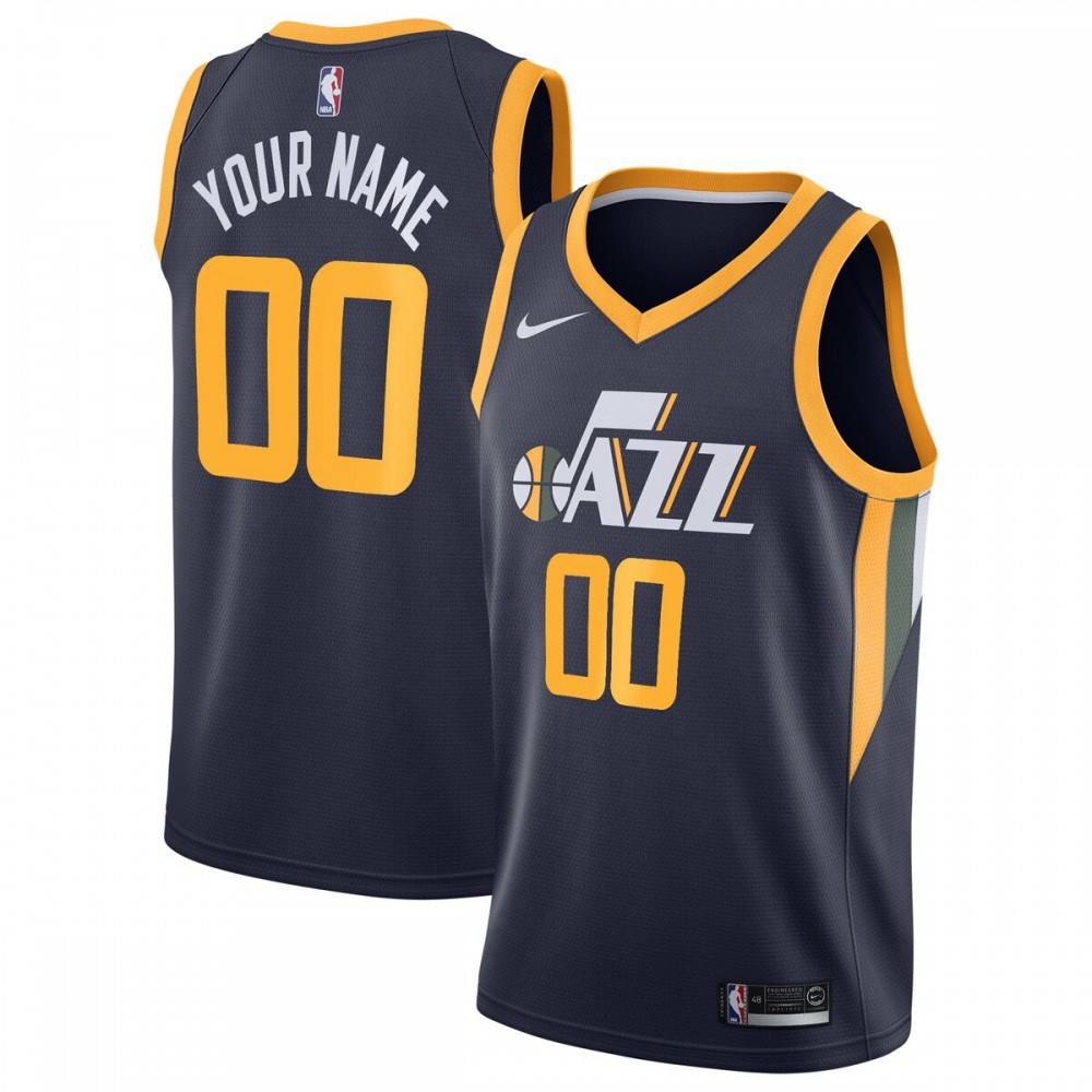 Men's Utah Jazz Navy Icon Swingman Jersey