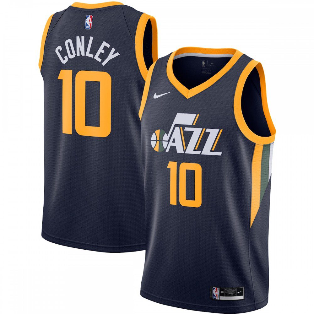 Kids' Utah Jazz 2020/21 Navy Icon Swingman Jersey
