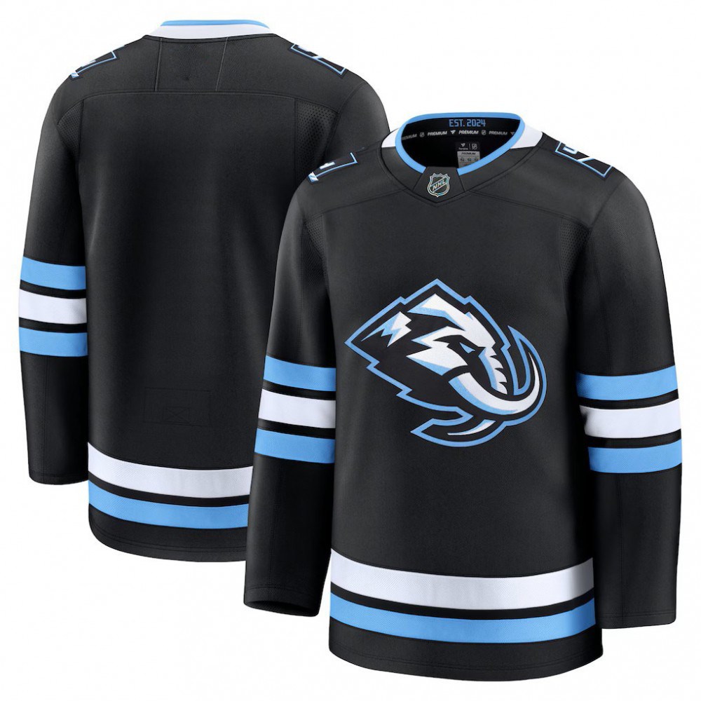 Kids' Utah Mammoth Black Home Jersey