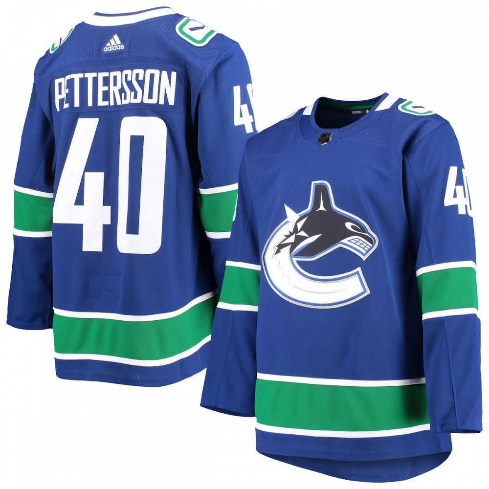 Men's Vancouver Canucks 2020/21 Blue Player Jersey