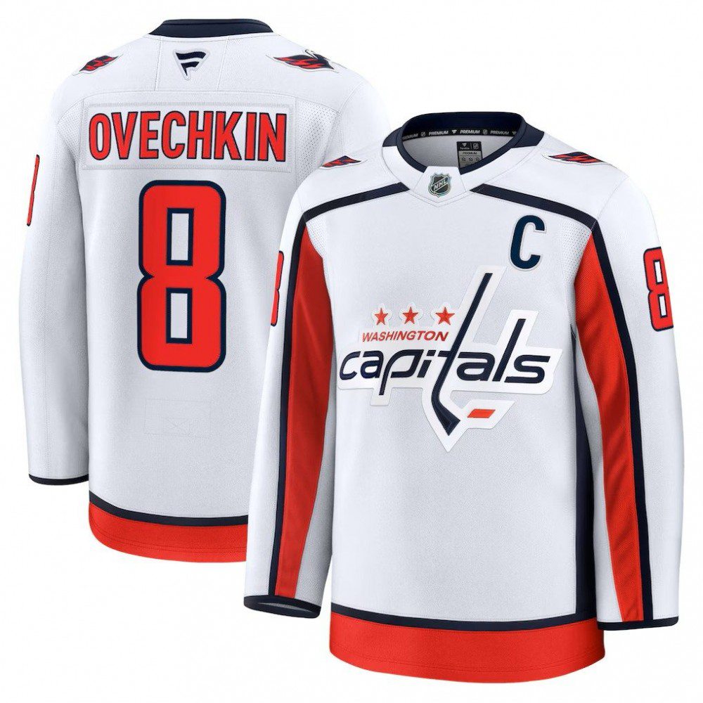 Women's Washington Capitals White Away Jersey