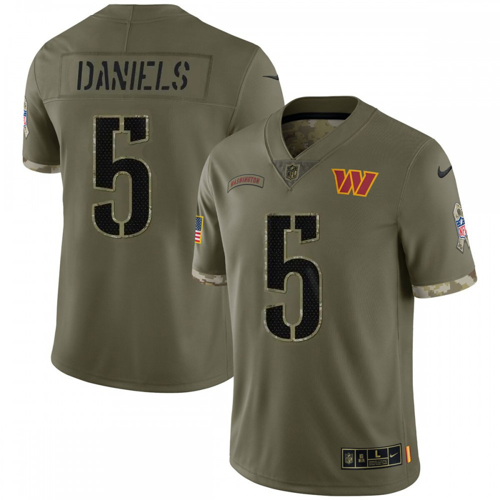 Women's Washington Commanders 2022 Olive Salute Limited Jersey