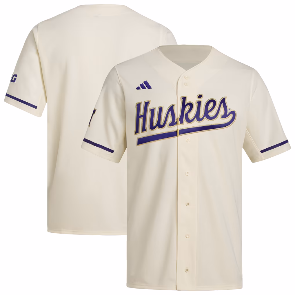 Kids' Washington Huskies Cream Replica Jersey