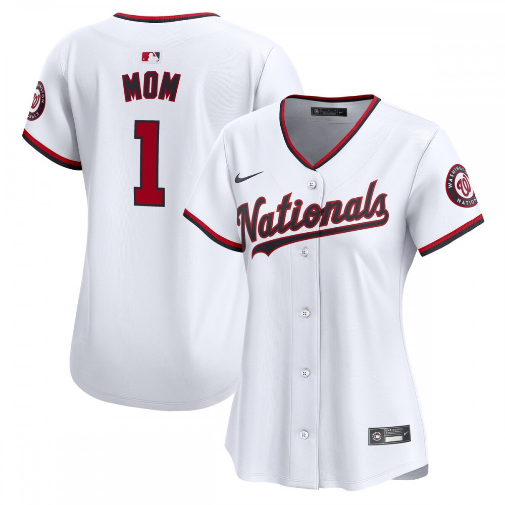 Kids' Washington Nationals White Limited Jersey