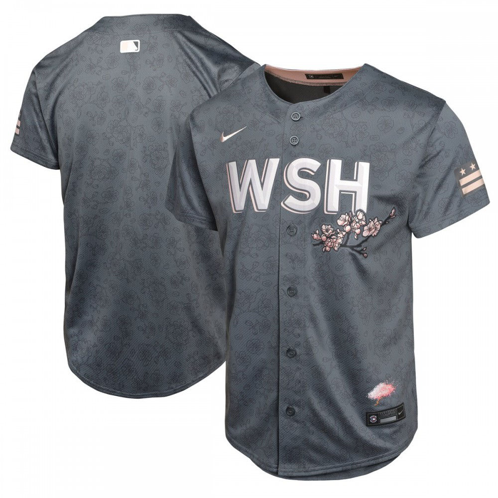 Women's Washington Nationals Charcoal City Limited Jersey