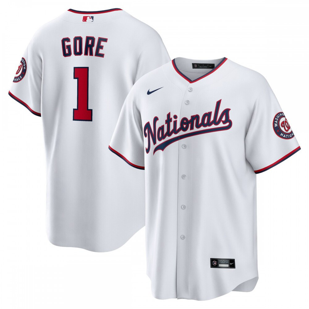 Kids' Washington Nationals White Replica Jersey