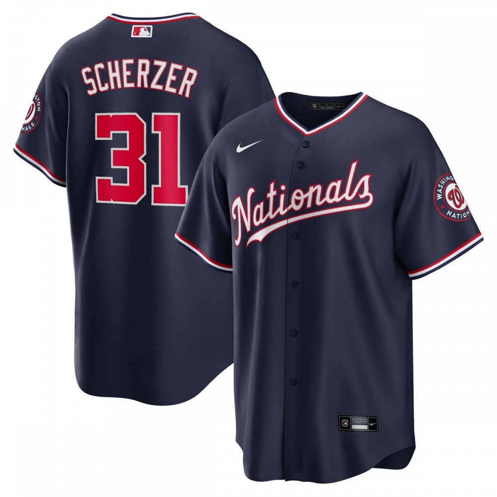 Women's Washington Nationals Navy Player Jersey
