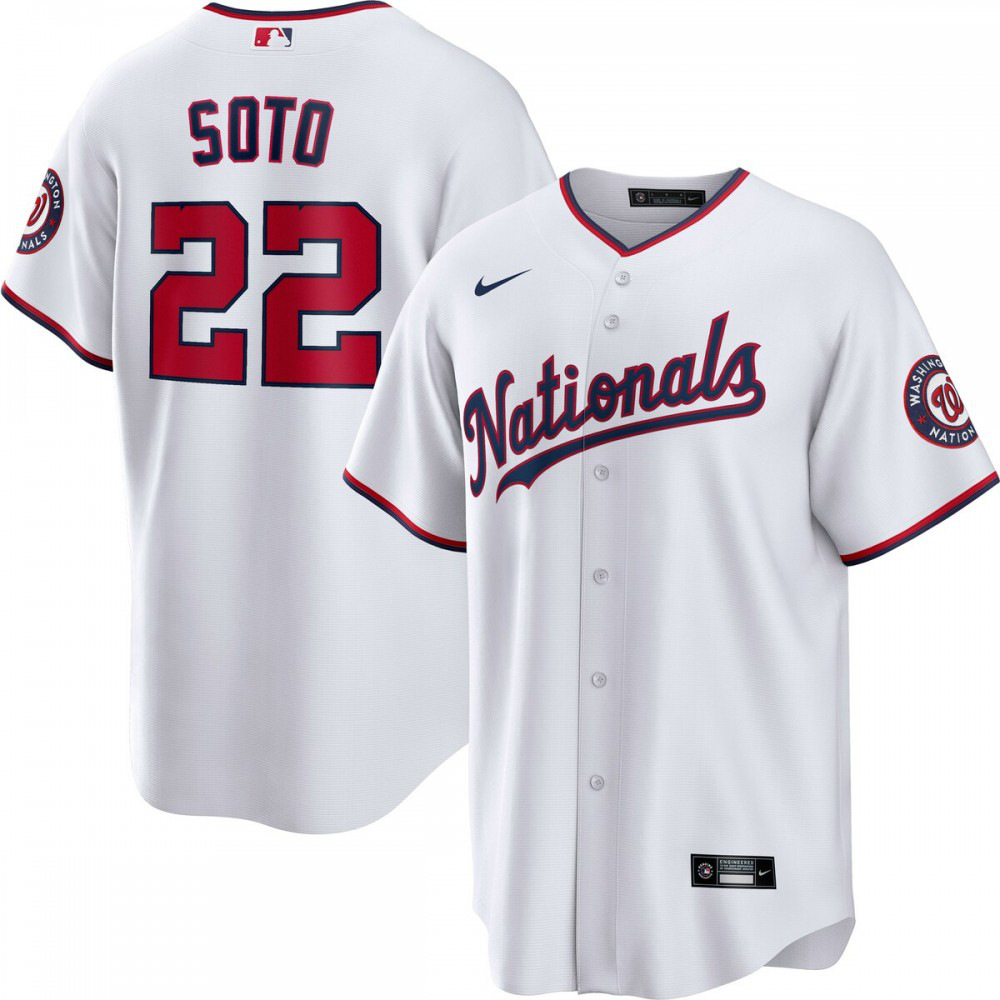 Kids' Washington Nationals White Player Jersey