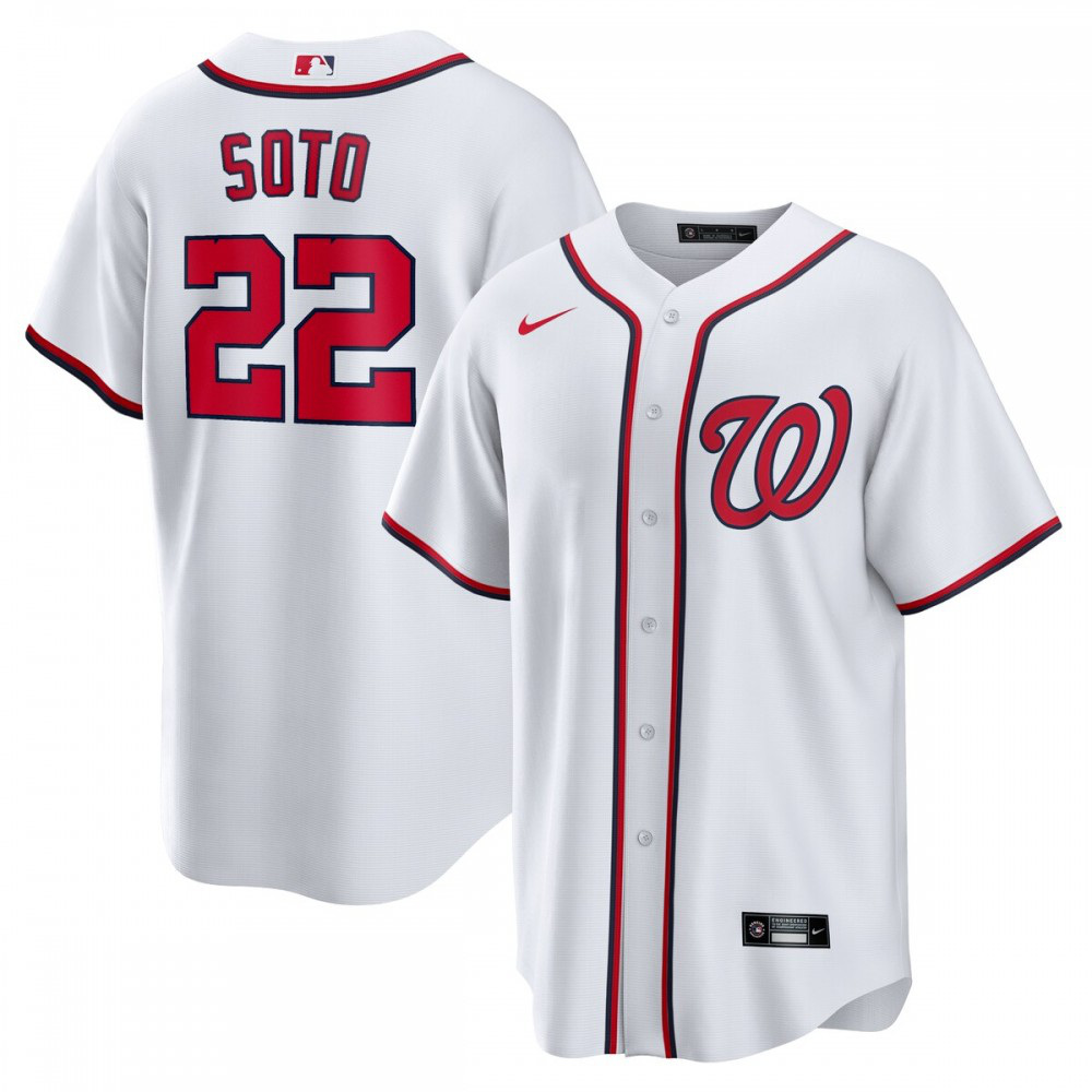 Men's Washington Nationals White Player Jersey